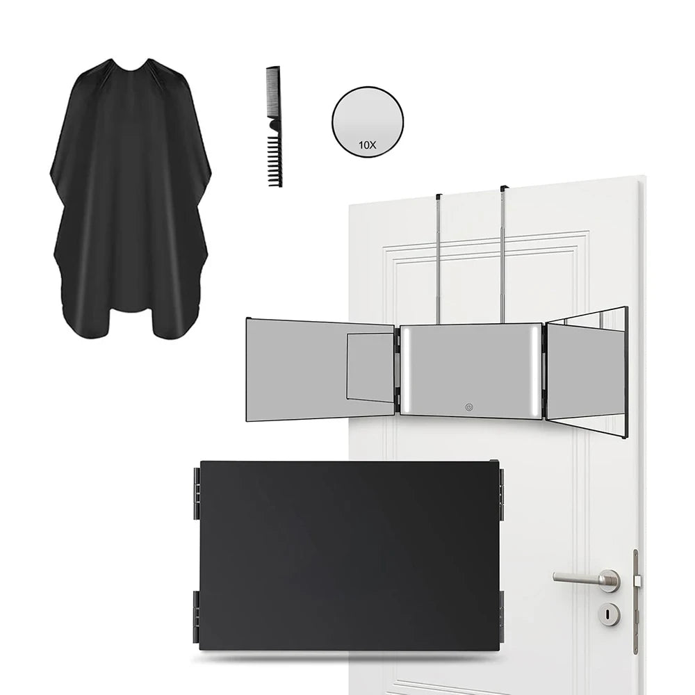 Trifold Self-Cut Vanity Mirror