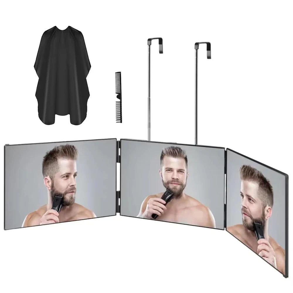 Trifold Self-Cut Vanity Mirror