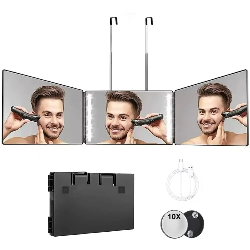 Trifold Self-Cut Vanity Mirror