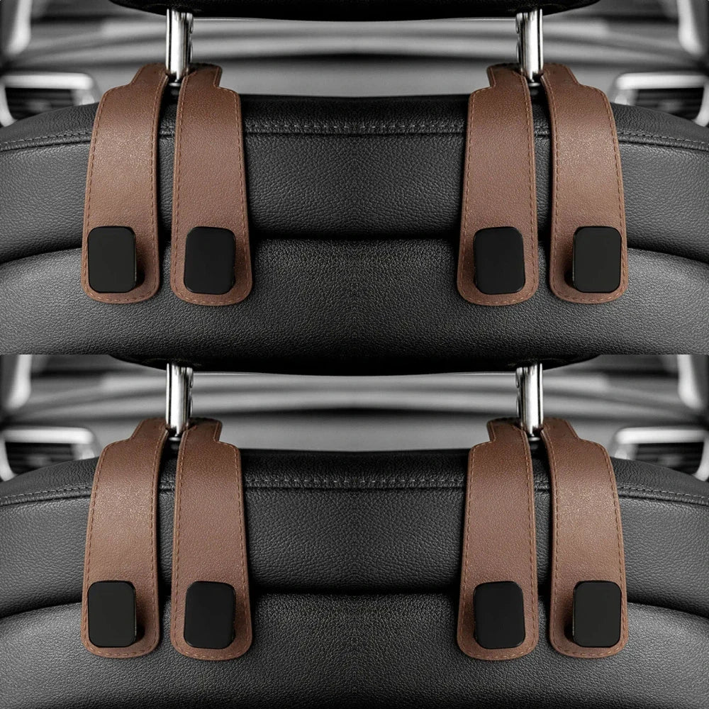 Car Headrest Storage Hooks